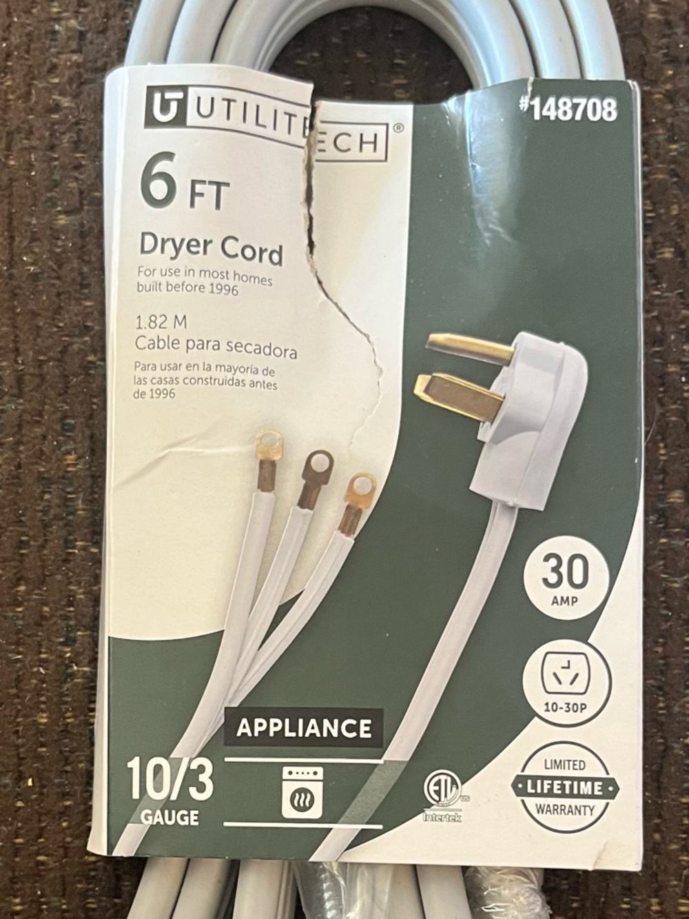 Dryer Cord